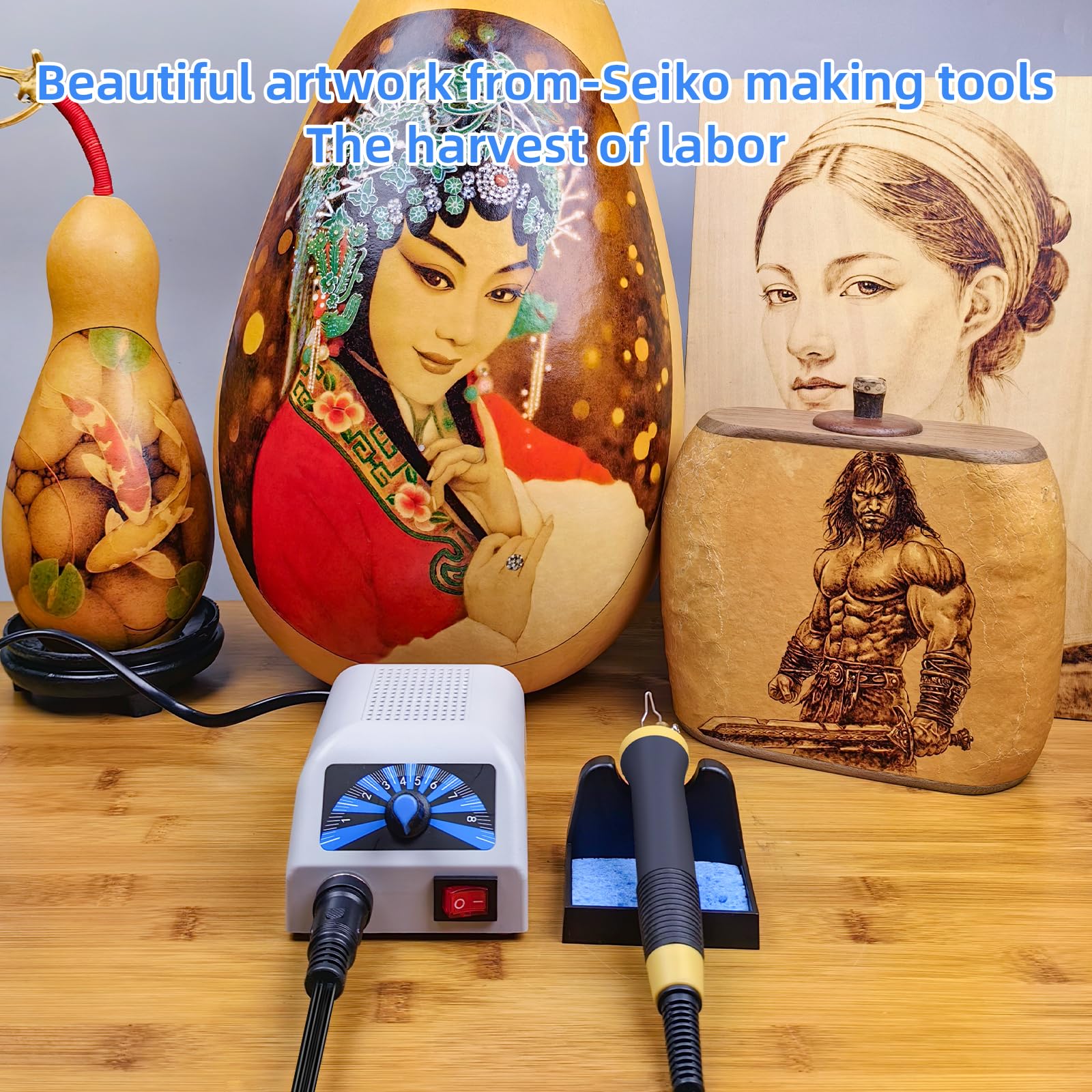 FIRElood LH20 Wood Burning Kit,Wood Burning Tool, Adjustable